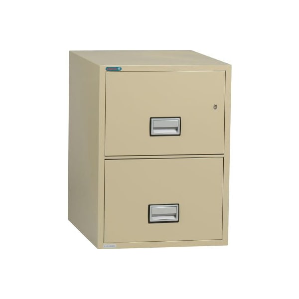 Phoenix Safe International Phoenix Safe Vertical 31" 2-Drawer Legal Fire and Water Resistant File Cabinet, Putty - LGL2W31P - main
